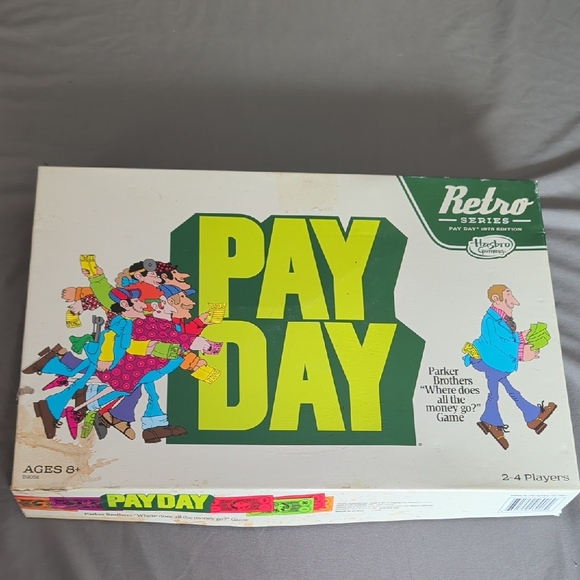 Hasbro Other - Hasbro Pay Day Game Box - Bright Yellow & Green Logo